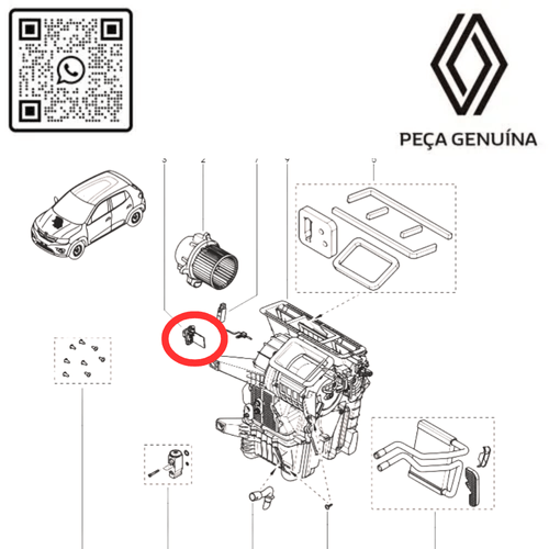271505589R  RESISTENCIA DO AR CONDIONADO KWID   RN 05589R -5-
